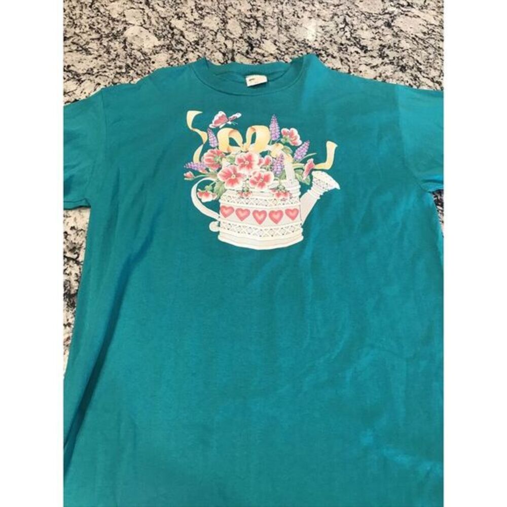 Vintage Plant T shirt Women's XL Gardening 90's single stitch Killen Time Tag